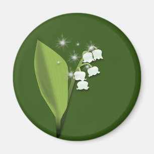 Magnet brin de muguet scintillant