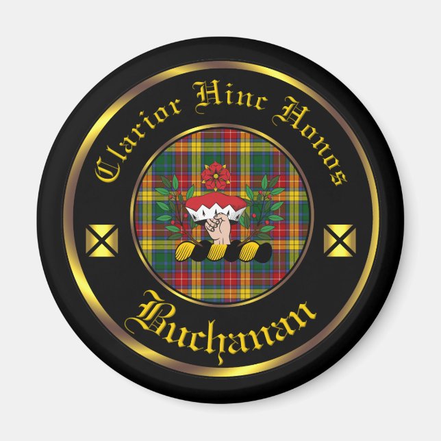 Magnet Buchanan Clan & Tartan (Devant)