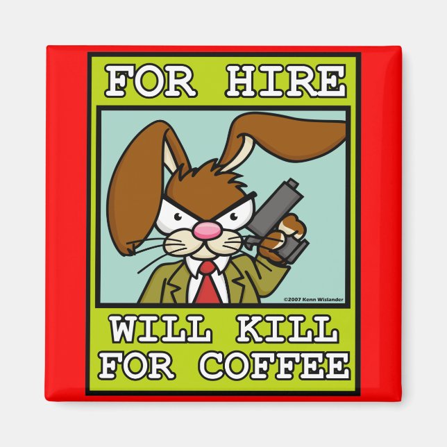 Magnet Bunny en colère 4 (Devant)