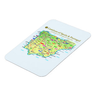 Magnet Camino Map flexible