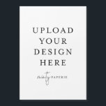 Magnet Card 5" x 7" Portrait<br><div class="desc">Customize your design in Templett. After you are done editing,  download your file in a JPG format (don't forget to turn on the bleed option). Upload your design here by clicking on the blue "Personalize" button.</div>