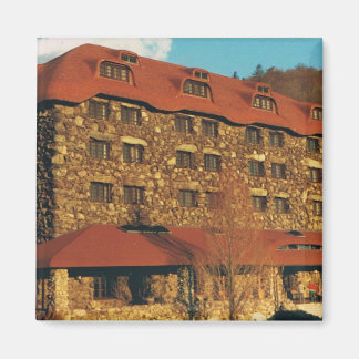 Magnet carré avec Grove Park Inn