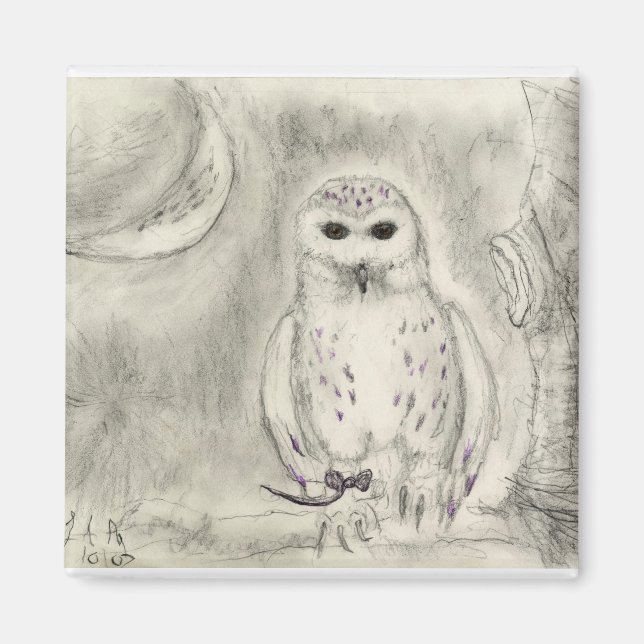 Magnet carré - Customisé (Devant)