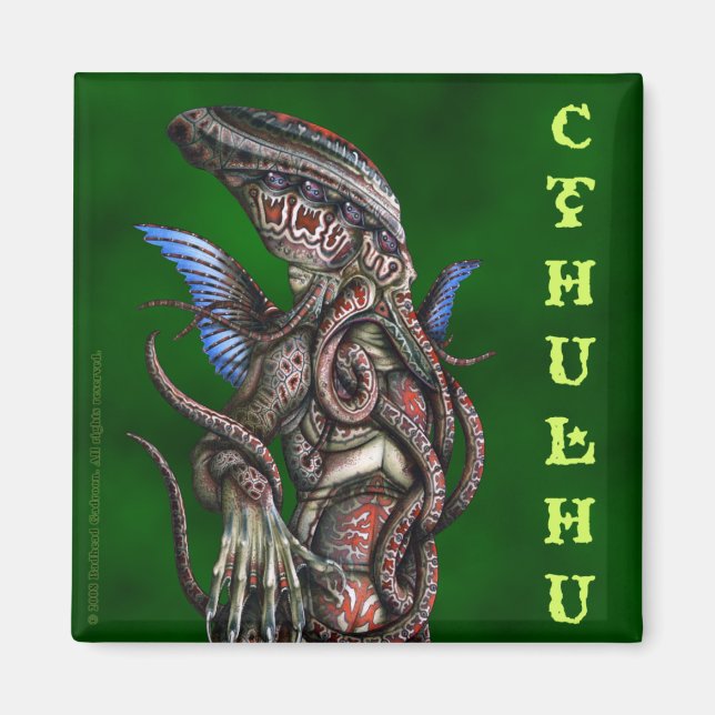 Magnet Carré de Cthulhu (Devant)