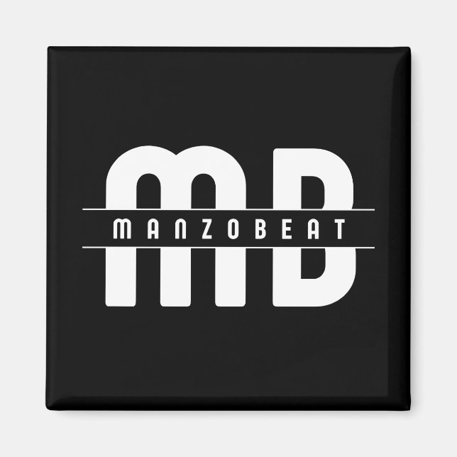 Magnet carré - Manzobeat (Devant)