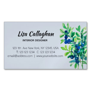 Magnet Carte de visite Blueberry