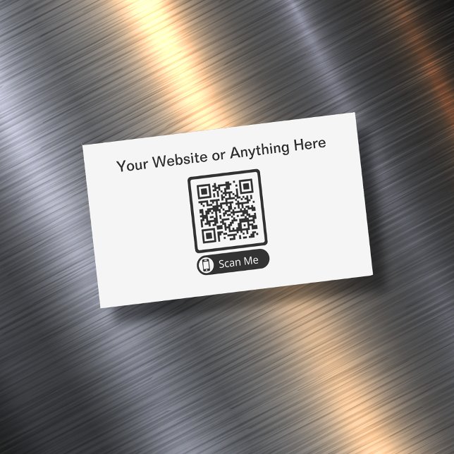 Magnet Carte de visite de code QR de petite quanti (Créateur téléchargé)