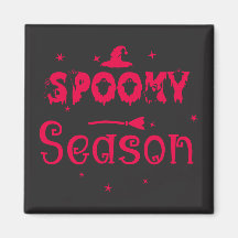 Magnet Casquette de sorcière de saison éffrayante