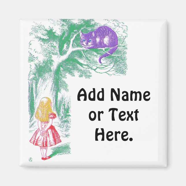 Magnet: "Cheshire Cat" from "Alice in Wonderland" Magnet (Front)