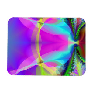 Magnet circulaire intérieur coloré