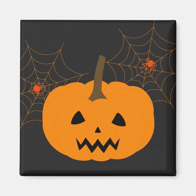 Magnet Citrouille d'Halloween (Devant)