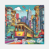 Magnet Collectif Funky City - San Francisco