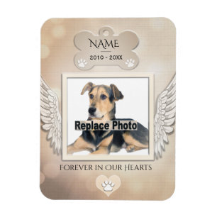 Magnet commémoratif de chien
