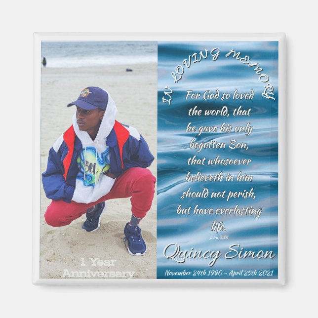 Magnet commémoratif Quincy (Devant)