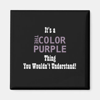 Magnet couleur violet