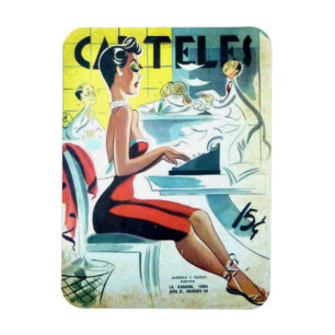 Magnet Cuban Small Vintage Cuba Refrigerator of Fl