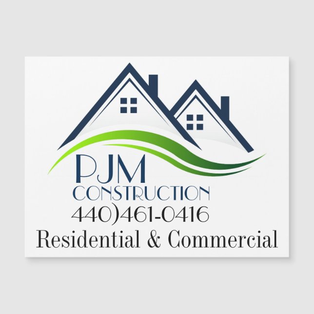 Magnet d'affaires - Construction / Immobilier (Devant)