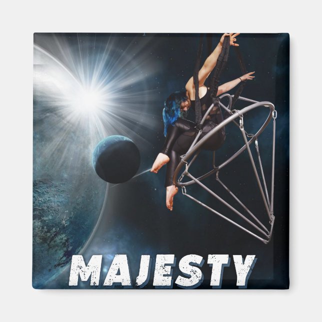 Magnet d'affiche du show d'arts de la Majesté (Devant)