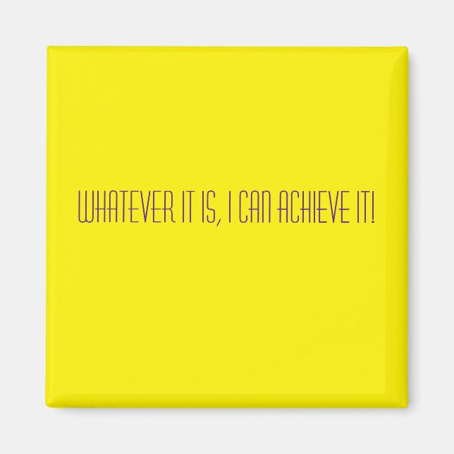 Magnet d'affirmation (Devant)