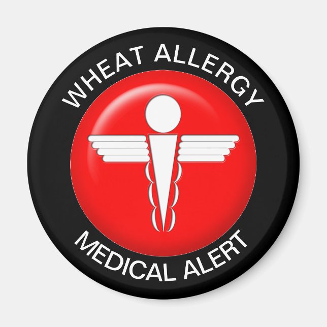 Magnet d'allergie au blé (Devant)