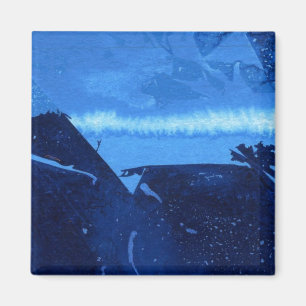Magnet d'art Abstrait "Frozen Ridge #2"