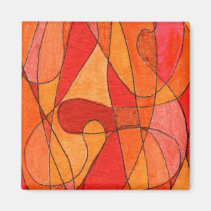 Magnet d'art Abstrait "Hot Spot"