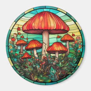 Magnet d'art des champignons