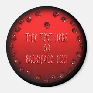 Magnet d'art Ladybug sur mesure Aimants de réfrigé