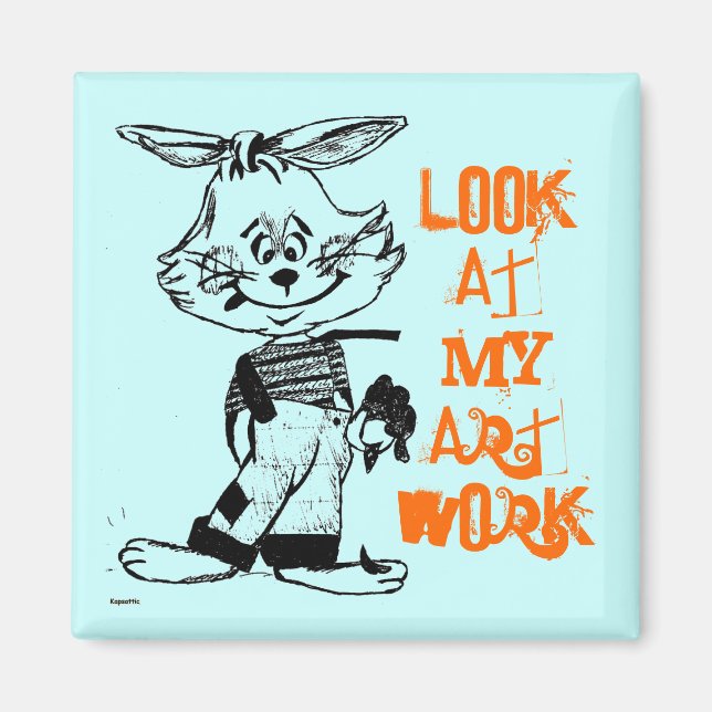 Magnet d'artisanat pour enfants (Devant)