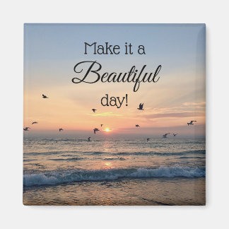 Magnet Day Sunrise Beach Magnet