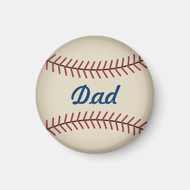 Magnet de baseball Vintage personnalisé (Devant)