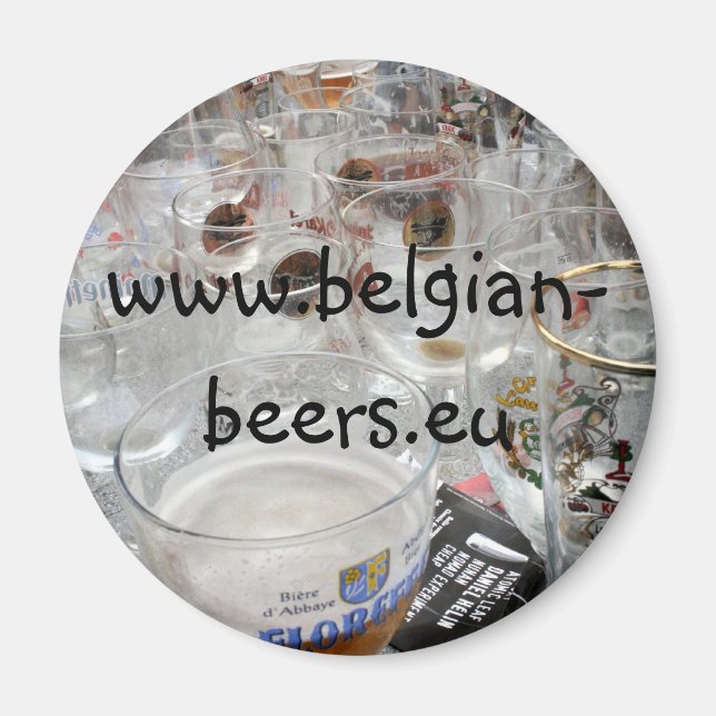Magnet de bières belges (Devant)