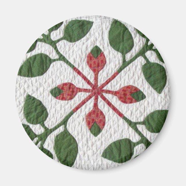 magnet de blocs de quilt d'album baltimore (Devant)