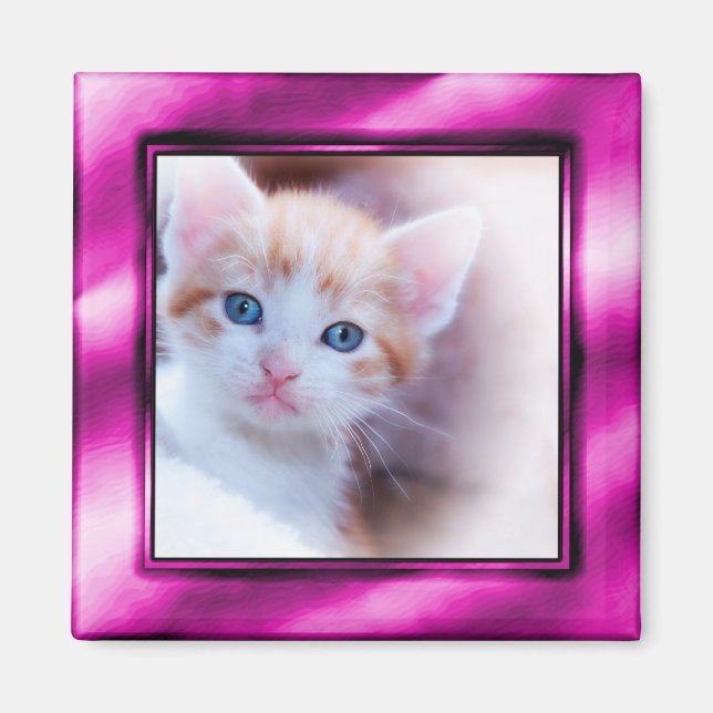 Magnet de cadre photo violet (Devant)