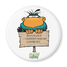 Magnet de café du matin Bludgerigar