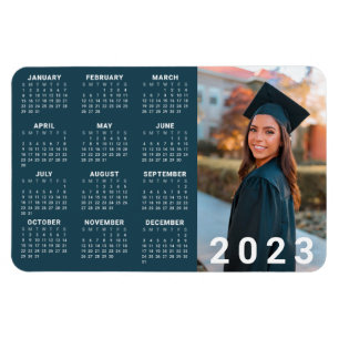 Magnet de calendrier couleur personnalisé de la ph