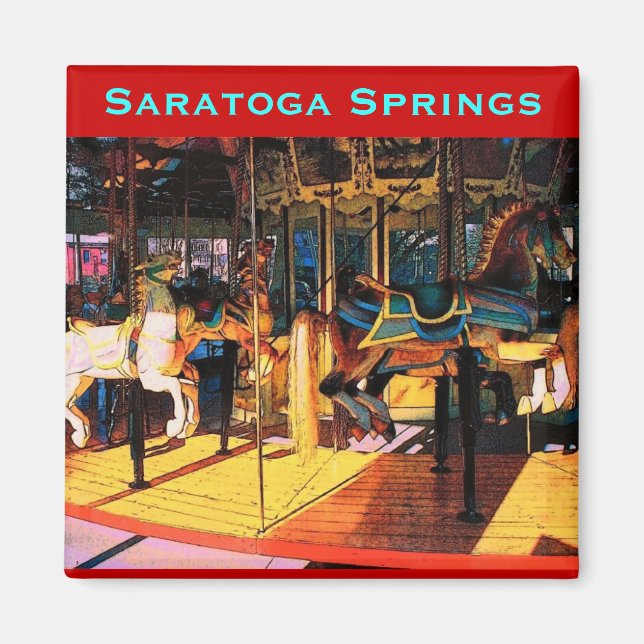 Magnet de carrousel Saratoga (Devant)