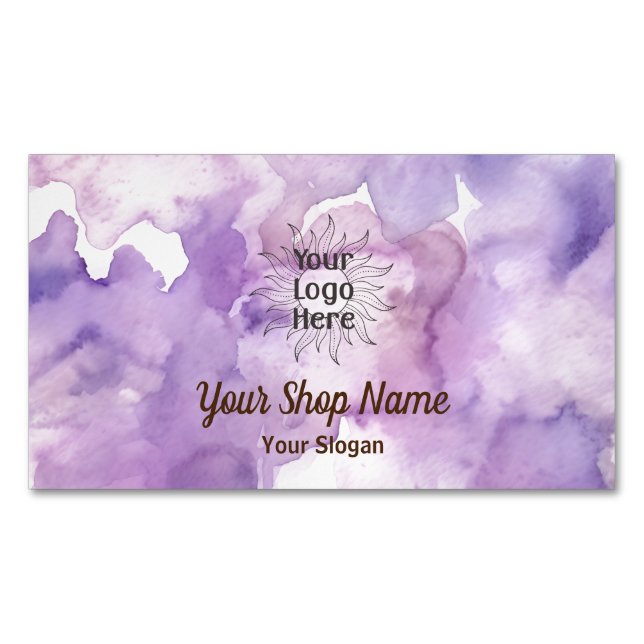 Magnet de Carte de visite professionnel Purple Lav (devant)