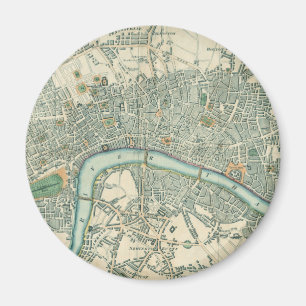 Magnet de cartes de Londres Vintage