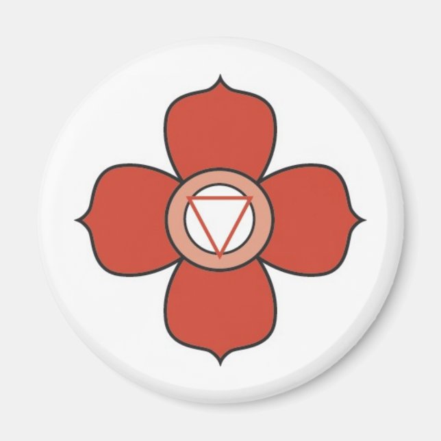 Magnet de chakra racine (Devant)