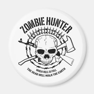 Magnet de chasseur de zombie