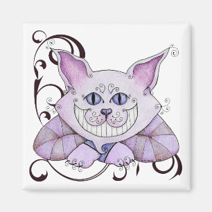 Magnet de chat Cheshire