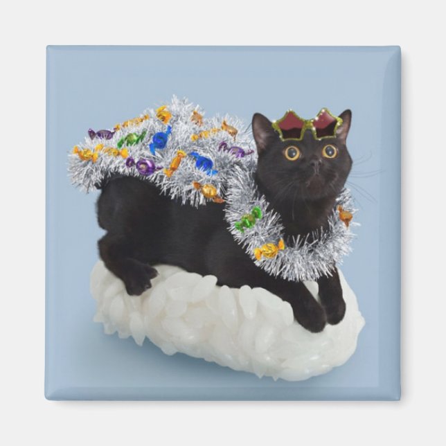 Magnet de chat Sushi (Devant)
