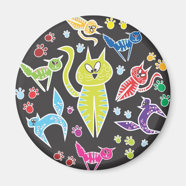 Magnet de chats Kitty (Devant)