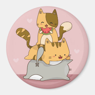 Magnet de chats mignons