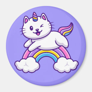 Magnet de chats Unicorne mignon