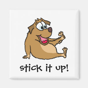 Magnet de chien de dessin