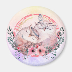 Magnet de chouettes