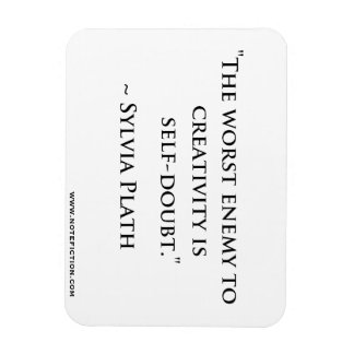 Magnet de citation de Sylvia Plath