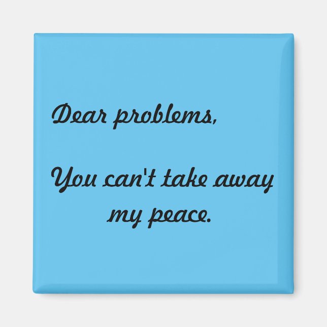 Magnet de citation spirituellement génial (Devant)